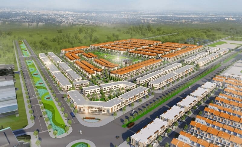 Phối cảnh Shophouse Biệt thự Centa City Vsip Từ Sơn Bắc Ninh