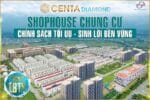 Phối cảnh shophouse liền kề Centa Diamond Vsip Từ Sơn Bắc Ninh