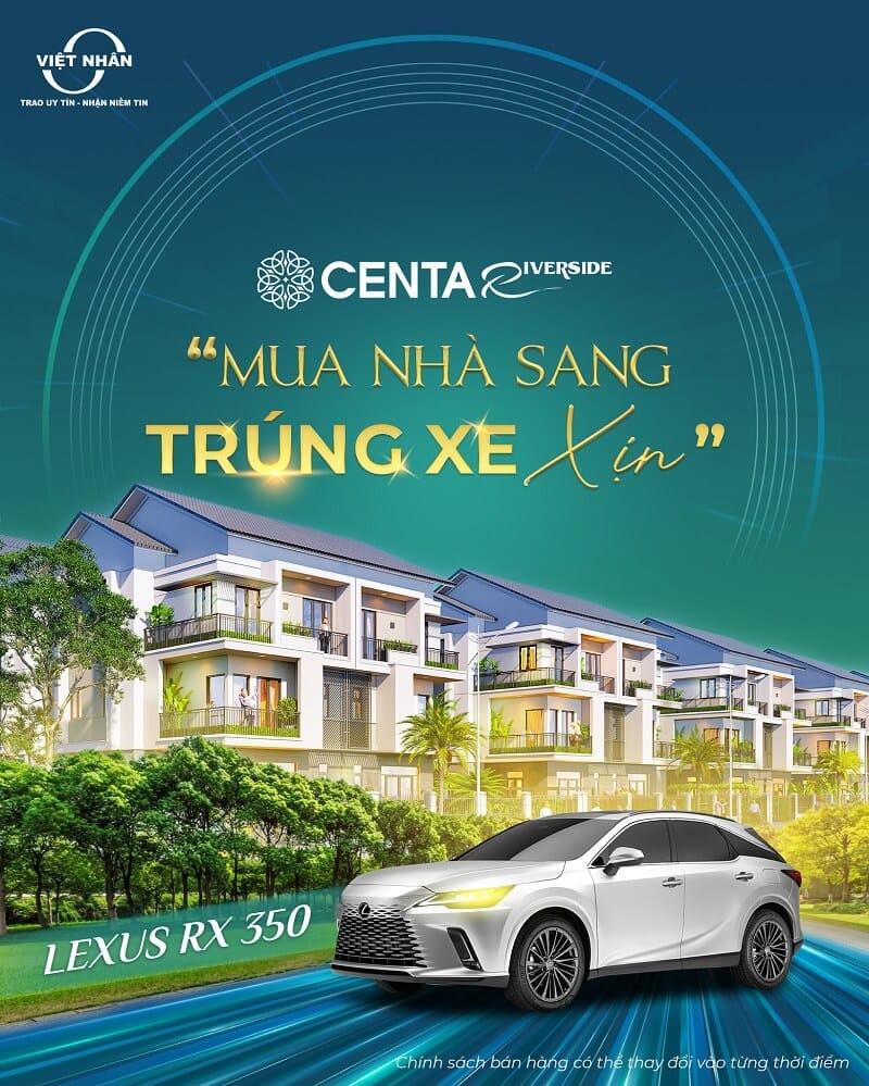 Chính sách bán hàng Centa Riverside Vsip Từ Sơn Bắc Ninh