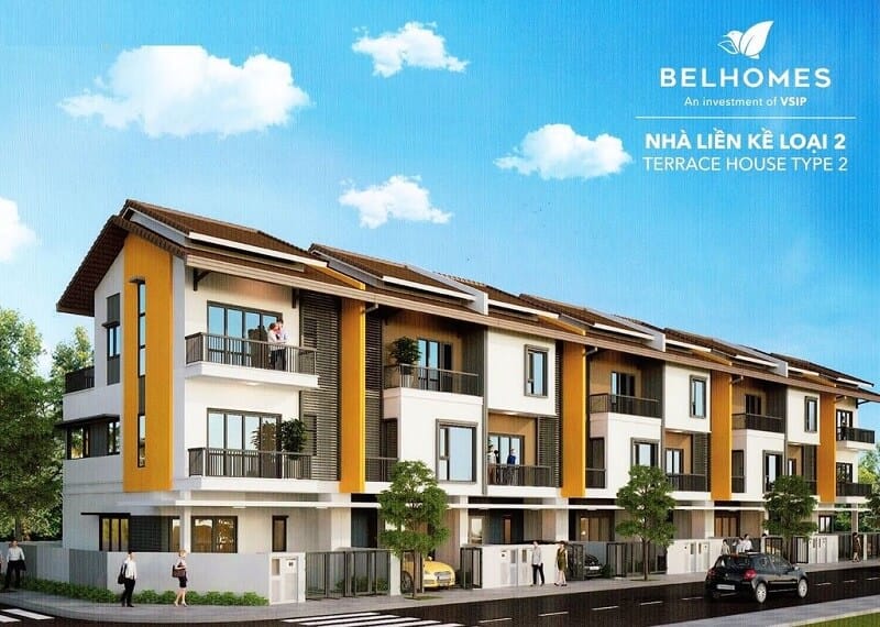 Thiết kế Liền kề T2 Belhomes Vsip Từ Sơn Bắc Ninh