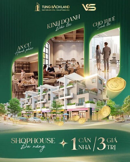 VIETSING SQUARE - SHOPHOUSE ĐA NĂNG – 1 CĂN NHÀ, 3 GIÁ TRỊ VƯỢT TRỘI